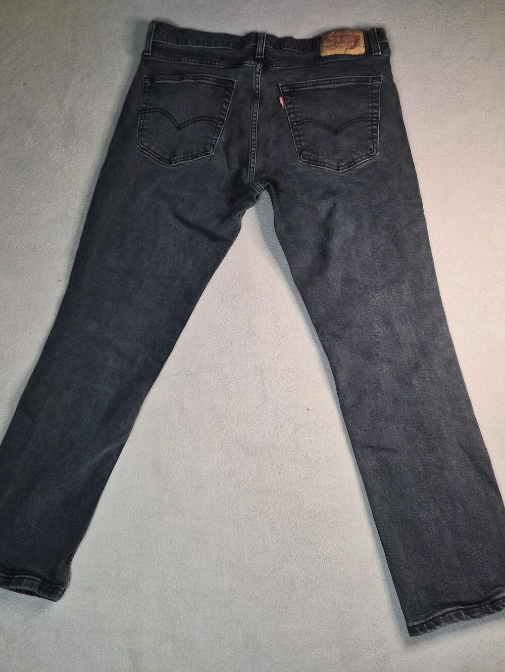 Levi's 511 dark grey denim straight leg jeans mens Size 36x30